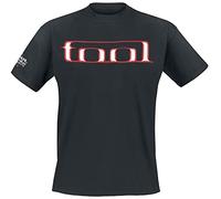 TOOL Grid Skull Uomo T-Shirt Nero L 100% Cotone Regular