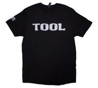 Tool Metallic Silver Logo Uomo T-Shirt Nero L 100% Cotone Regular