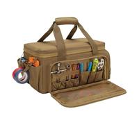Tool Organizer Bag - Robust Tool Storage Bag Made of Waterproof Nylon with Zippered Compartments - Portable Work Bags for Gardening, Electricians, Camping, Fishing & diys