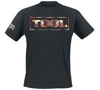 Tool Parabola Logo Uomo T-Shirt Nero L 100% Cotone Regular
