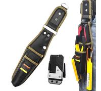 Tool Pouch Belt Clip, Quick Release Clips on Utility Pouches, Work Organizer with Multiple Pockets for Construction Workers, Carpenters, Plumbers, Elettricisti, Manutenzione Lavori, 13,46 x 2,95