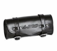 Tool Roll saddle Bag Motorcycle Motorbike Biker Panniers 30X12cm Black