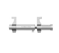 tool set, Micrometro interno in acciaio inossidabile (5-30/25-50/50-75/75-100 mm) Strumento di misurazione della forza a cricchetto(75-100mm)