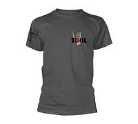TOOL - SPECTRE BURST SKELETON GREY T-Shirt, Front & Back Print Small