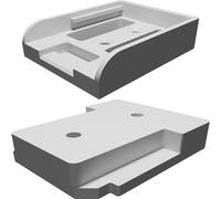 Tool Storage System for DeWalt 20V Battery Wall Mount Organizer