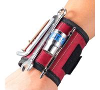 Tool Storage Wristband, Magnetic Convenience, Portable Small Adjustable Belt For Hardware And Tools, Stainless Steel Magnets, Handyman Accessory, Birthday For Dad Grandpa Uncle Husband