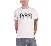 Tool T Shirt Double Image Lateralus Band Logo Nuovo Ufficiale Unisex Bianca Size M