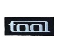 Tool Toppa termoadesiva con logo 10.000 Days, Nero/Bianco, Taglia unica