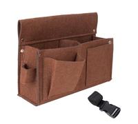 Tool Waist Pouch, Multi-Pocket Work Tool Belt, Heavy Duty Utility Bag with Adjustable Shoulder Strap, 10.24x3.15x7.48 inches, for Electricians, Construction, Gardening, Plumbing
