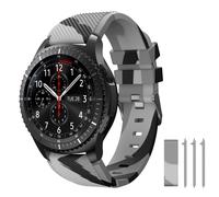 TOOLAIK Cinturino Compatibile per Samsung Galaxy Watch 3 45mm/Galaxy Watch 46mm/Gear S3 Frontier/Classic 22mm Smart Watch Cinturino in Silicone C