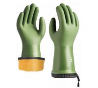 toolant Guanti invernali impermeabili con maniglia,verde,S