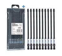 toolant PH3 - Set di punte a percussione Phillips, 15,2 cm, 10 pezzi, magnetico