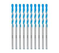 toolant Set di punte da trapano per calcestruzzo da 4 mm e punte da trapano per muratura, set di punte da trapano antiurto per calcestruzzo/vetro/mattoni/plastica/cemento/piastrelle, punta per trapano