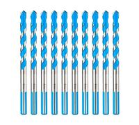 toolant Set di punte da trapano per calcestruzzo da 8 mm e punte da trapano per muratura, set di punte da trapano antiurto per calcestruzzo/vetro/mattoni/plastica/cemento/piastrelle, punta per trapano