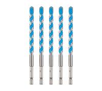 toolant Set di punte per trapano per calcestruzzo da 3/8" e set di punte per trapano per muratura, set di punte per trapano a gambo esagonale antiurto, per vetro/mattone/plastica/cemento/piastrelle,