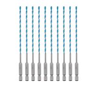 toolant Set di punte per trapano per calcestruzzo da 5/32" e punte per trapano per muratura, antiurto, con gambo esagonale, per vetro/mattone/plastica/cemento/piastrelle, punta in carburo di