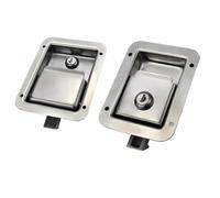 Toolbox In Acciaio Inox Embedded Container Panel Lock Casa Auto Tipo T Serratura Nascosta 1Pcs (Stainless steel-B)
