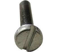 TOOLCRAFT 104168 Viti cilindriche M3 8 mm Taglio DIN 84 Acciaio galvanizzato z