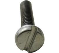 TOOLCRAFT 104168 Viti cilindriche M3 8 mm Taglio DIN 84 Acciaio galvanizzato