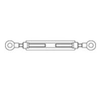 TOOLCRAFT 1066895 - Dado per serraggio, M6, in acciaio inox A2, DIN 1480, 1 pezzo