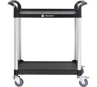 TOOLCRAFT 1296213 Carrello di servizio Colore: Nero, Argento
