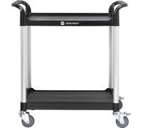 TOOLCRAFT 1296213 Carrello di servizio Colore: Nero, Argento