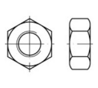 TOOLCRAFT 131885 Dadi esagonali M8 DIN 934 Acciaio 100 pz.