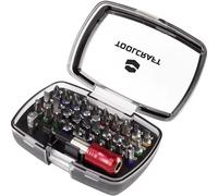 TOOLCRAFT 1613599 Kit inserti 32 parti Taglio, Croce Phillips, Croce Pozidriv,