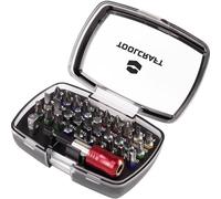 TOOLCRAFT 1613599 Kit inserti 32 parti Taglio, Croce Phillips, Croce Pozidriv,