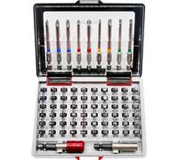 TOOLCRAFT 1613609 Kit inserti 71 parti Taglio, Croce Phillips, Croce Pozidriv,
