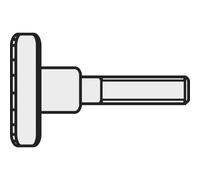 TOOLCRAFT 188713 M38 D464-5.8:A2K Viti zigrinate M3 8 mm DIN 464 Acciaio galv