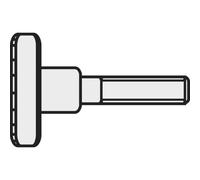TOOLCRAFT 189350 M510 D464-5.8:A2K Viti zigrinate M5 10 mm DIN 464 Acciaio ga