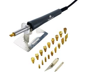 TOOLCRAFT 192729 Pirografo Multiutensile 230 V 30 W MD-30WB Punta creativa +22