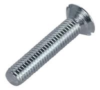 TOOLCRAFT M4*20 D963-4.8:A2K 193152 Viti Svasate M4 20 mm Taglio DIN 963 Acciaio zincato 100 pz.