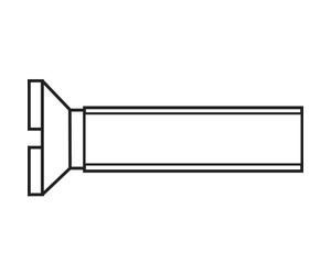 TOOLCRAFT 194817 M210 D963-4.8:A2K Viti svasate M2 10 mm Taglio DIN 963 Accia