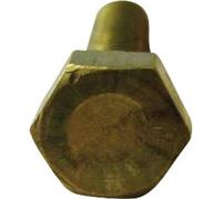 Toolcraft Vite testa esagonale 216291 M2 10 mm DIN 933 Ottone 10 pz