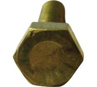 Toolcraft 216291 viti testa esagonale m2 10 mm din 933 ottone pz