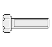 TOOLCRAFT 222528 Vite testa esagonale M3 20 mm Esagonale DIN 933 Ottone 10 pz.