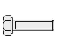 TOOLCRAFT 222531 Vite testa esagonale M2 10 mm Esagonale DIN 933 Ottone nichel