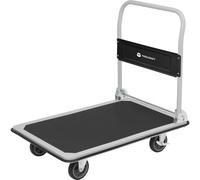 TOOLCRAFT 2303575 Carretto a mano pieghevole, con fermo Acciaio, PP, Poliuretan