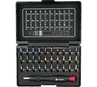 TOOLCRAFT 809204 Kit inserti 31 parti Taglio, Croce Phillips, Croce Pozidriv,