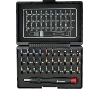 TOOLCRAFT 809204 KIT INSERTI 31 PARTI TAGLIO CROCE PHILLIPS POZIDRIV