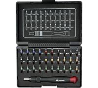 Toolcraft Kit inserti 809204 – 31 pezzi Phillips Pozidriv esagono interno profilo a T con cricchetto