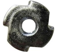 TOOLCRAFT 812888 Dadi a ragno M5 Acciaio 100 pz.