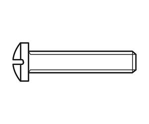 TOOLCRAFT 815470 - Viti a testa bombata M4, 10 mm, Phillips DIN 7985, in acciaio zincato galvanicamente, 10