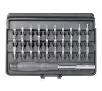 TOOLCRAFT 820935 Kit inserti 31 parti Taglio, Croce Phillips, Croce Pozidriv,