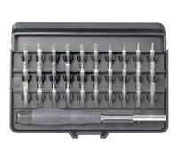 TOOLCRAFT 820935 Kit inserti 31 parti Taglio, Croce Phillips, Croce Pozidriv,