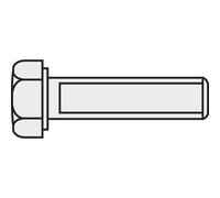 Toolcraft 838279 viti testa esagonale m2.5 10 mm din 933 ottone pz