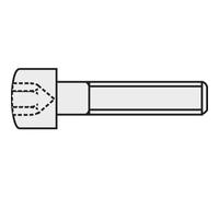 TOOLCRAFT 839681 Viti cilindriche M4 30 mm Interno Esagonale DIN 912 Acciaio 8