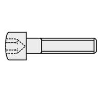 TOOLCRAFT 839682 Viti cilindriche M4 40 mm Interno Esagonale DIN 912 Acciaio 8